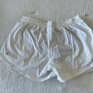 Lululemon white athletic shorts, never worn.